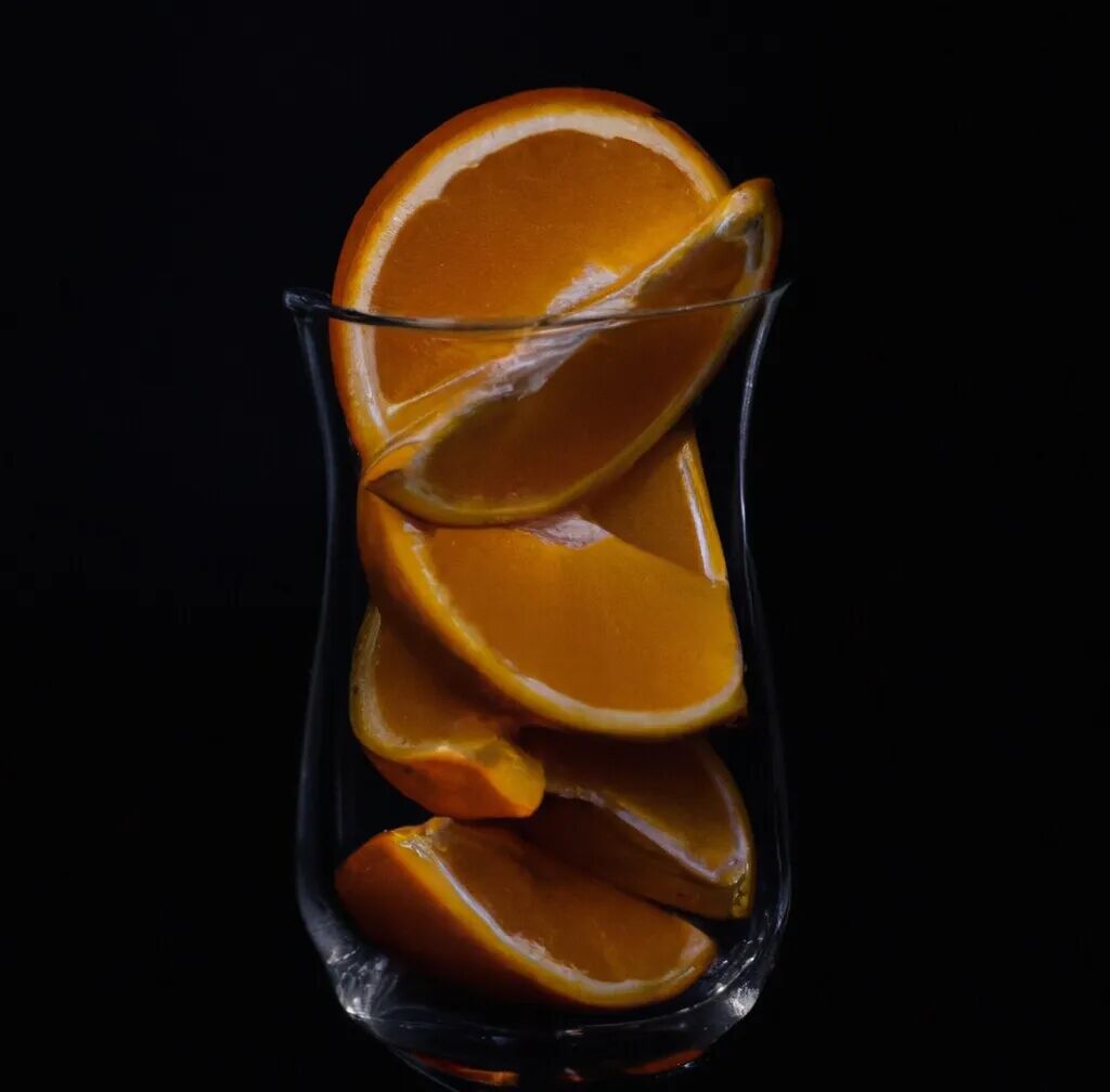 Ein Glas Orange